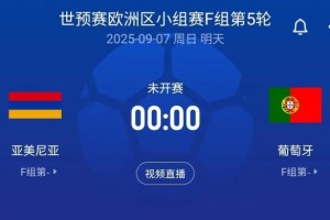 C罗领衔！世预赛-葡萄牙客战亚美尼亚：菲利克斯、B费、内托出战